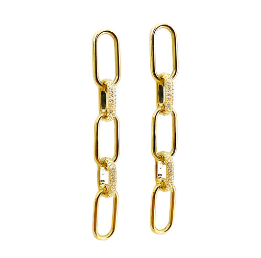 Aretes Clip de Diamantes