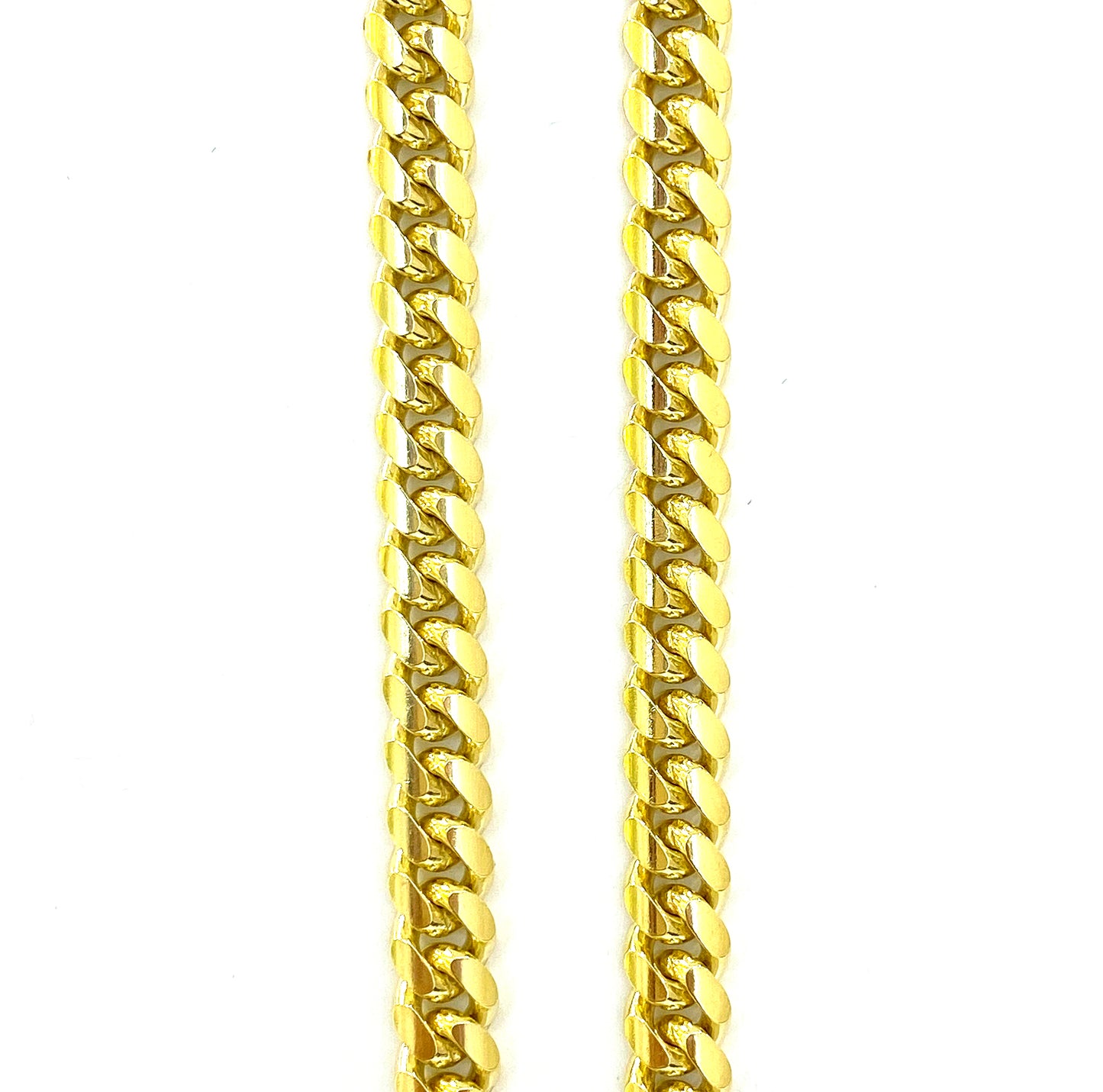 Cadena Cubana Cerrada 60cm 10k