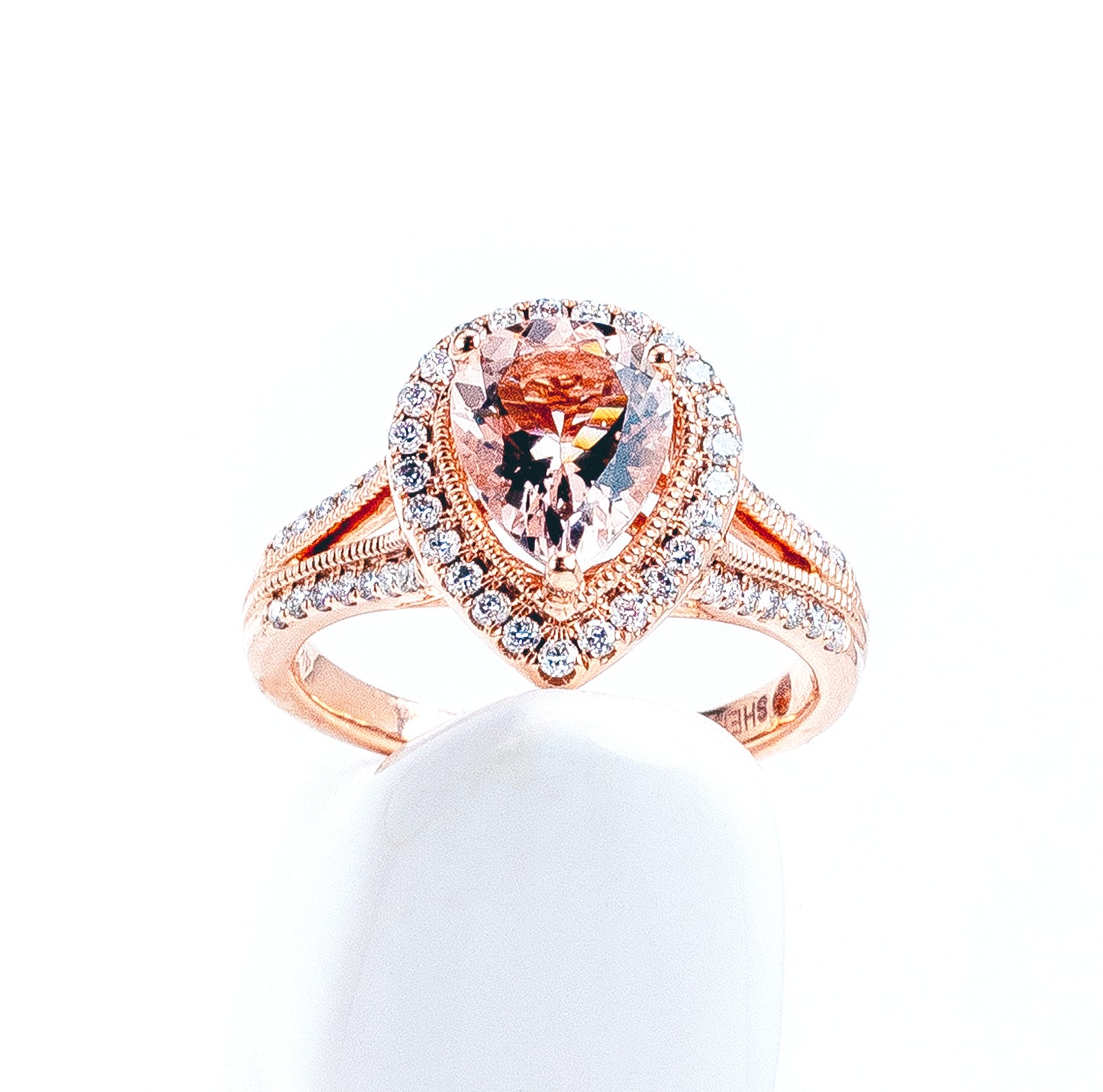 Anillo Morganita y Diamantes & Churumbela