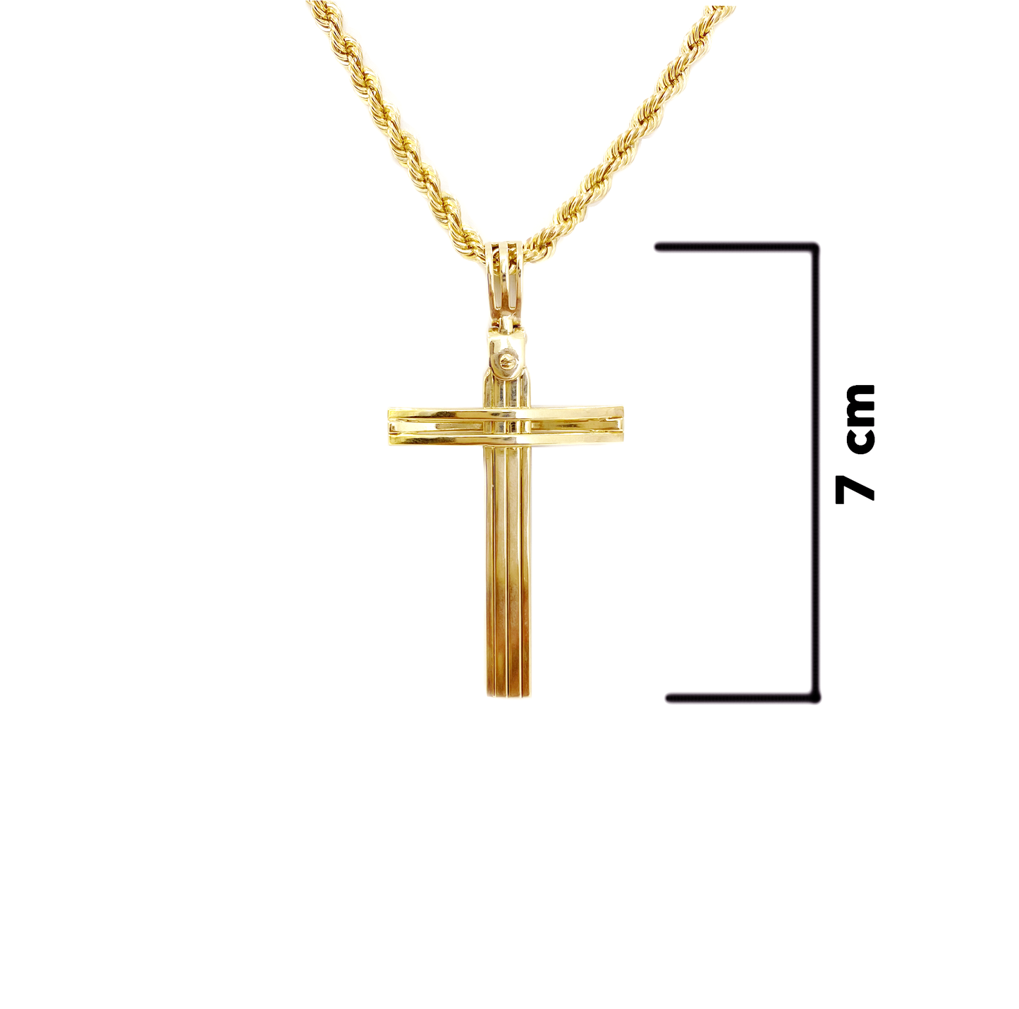 Cruz Curva Grande 14k