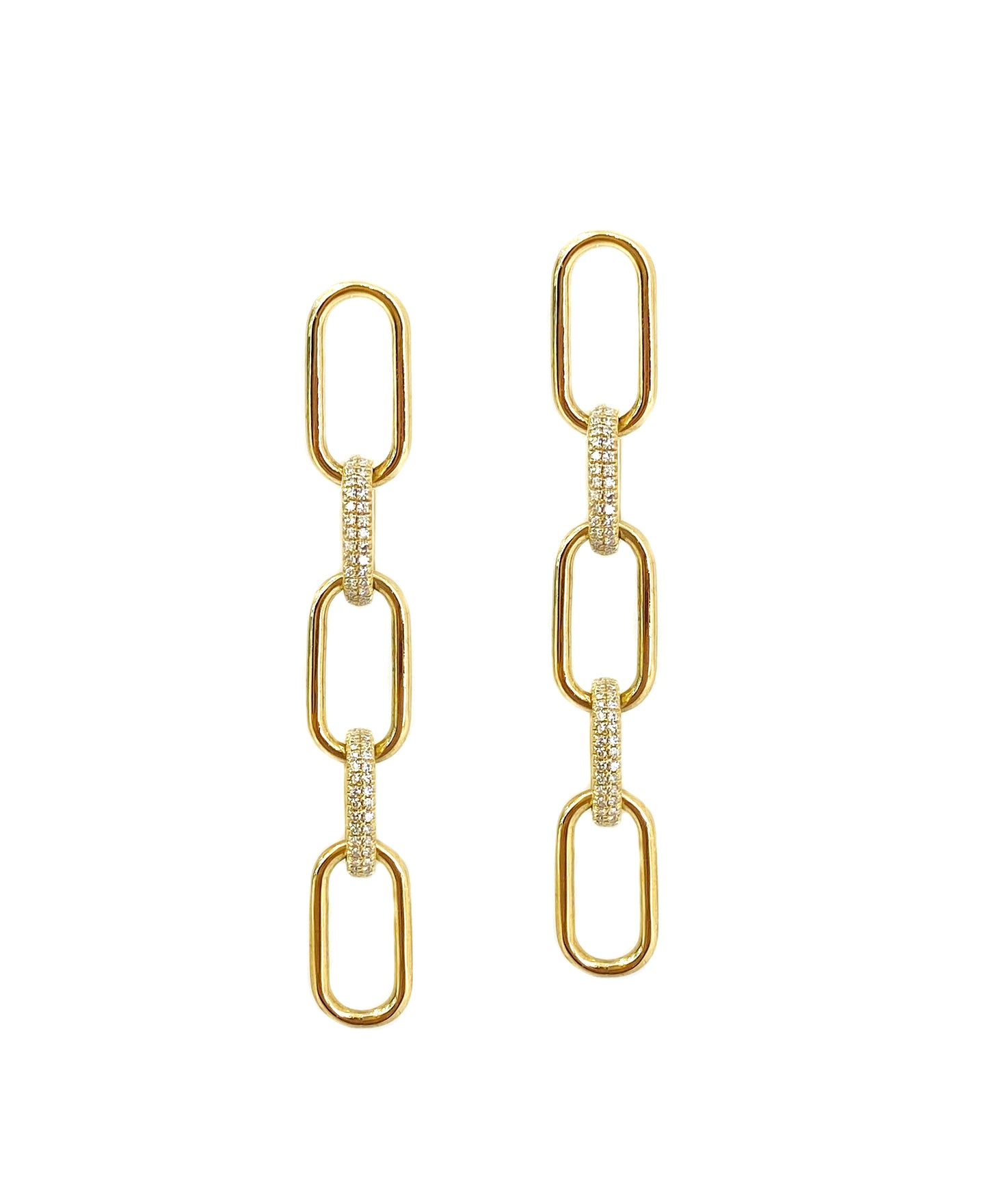 Aretes Clip de Diamantes