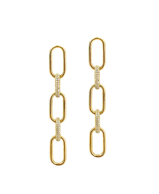 Aretes Clip de Diamantes