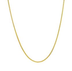 Cadena Cubana Cerrada 60cm 14k