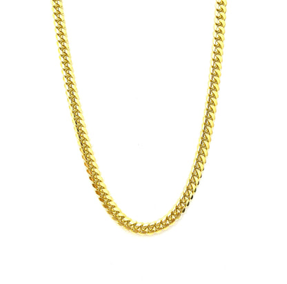 Cadena Cubana Cerrada 60cm 10k