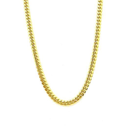Cadena Cubana Cerrada 60cm 10k
