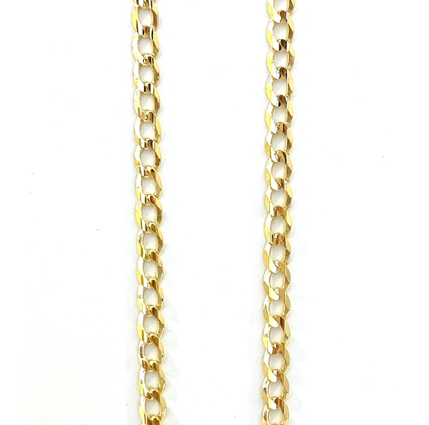 Cadena Cubana Abierta 60cm 10k