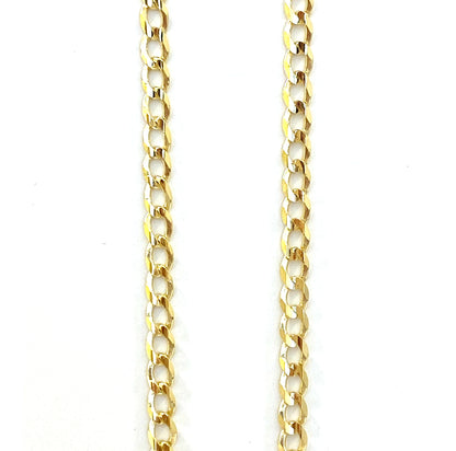 Cadena Cubana Abierta 60cm 10k
