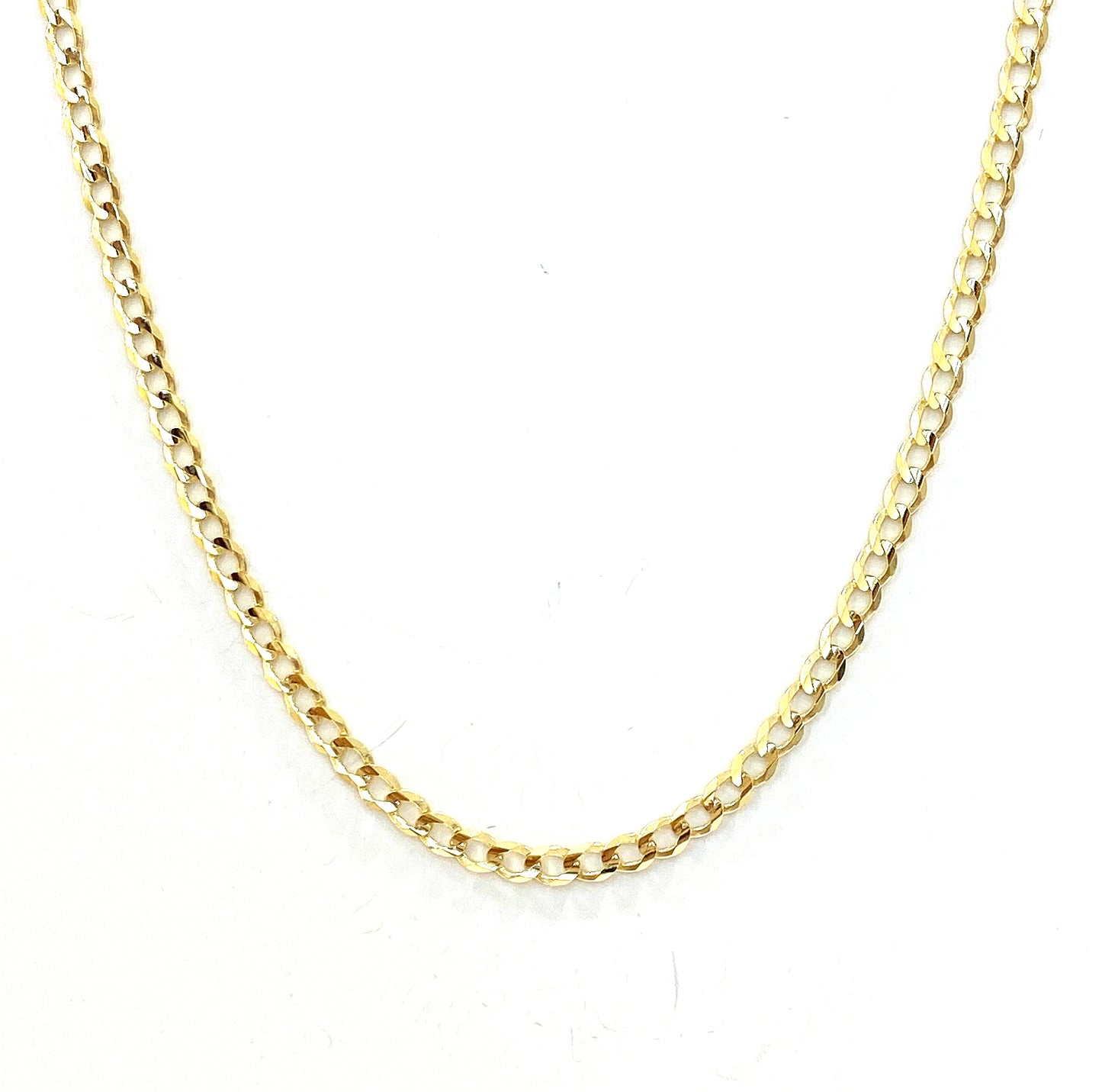 Cadena Cubana Abierta 60cm 10k