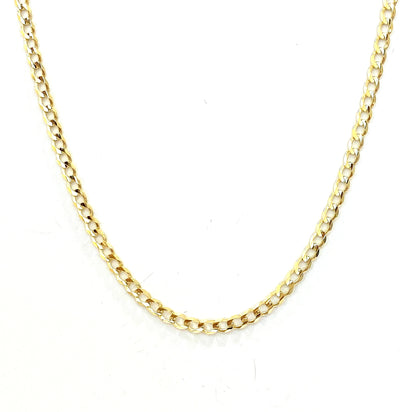 Cadena Cubana Abierta 60cm 10k