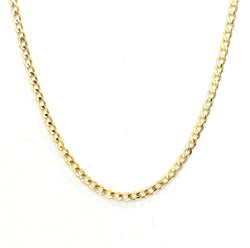 Cadena Cubana Abierta 45cm 10k