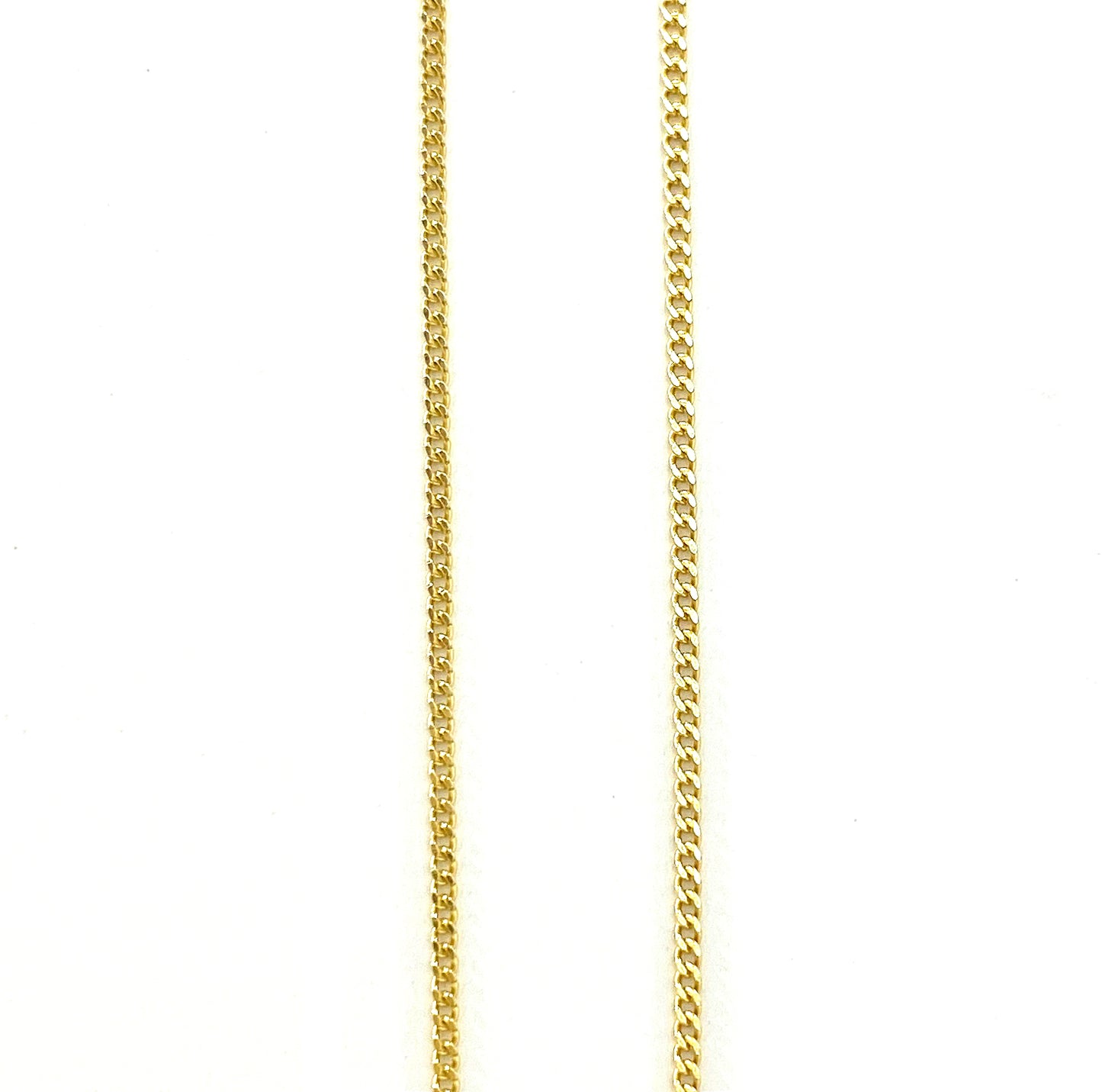 Cadena Barbada Ultraligera 40 cm 10k