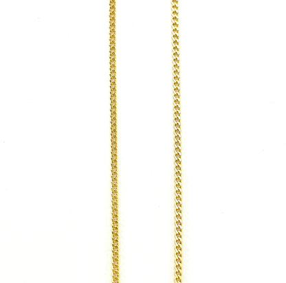 Cadena Barbada Ultraligera 40 cm 10k