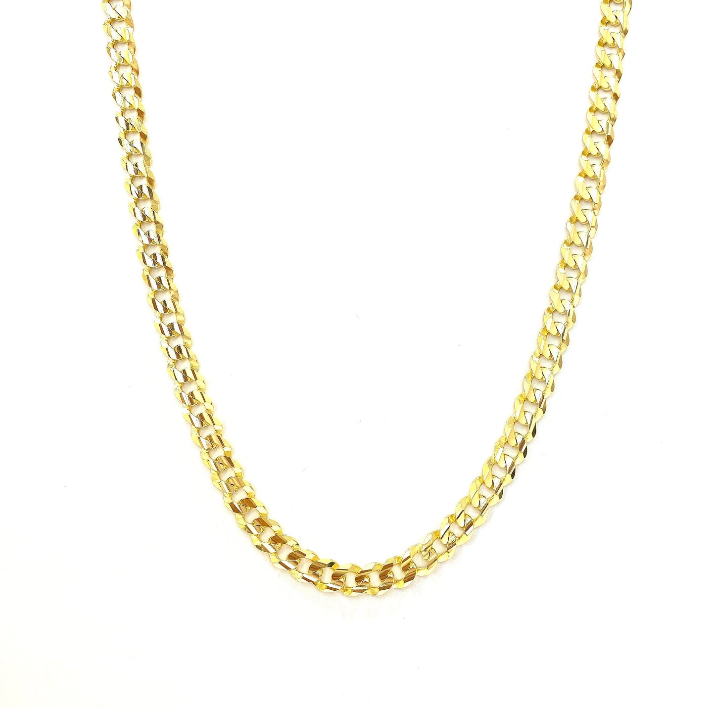 Cadena Cubana Abierta 60cm 10k