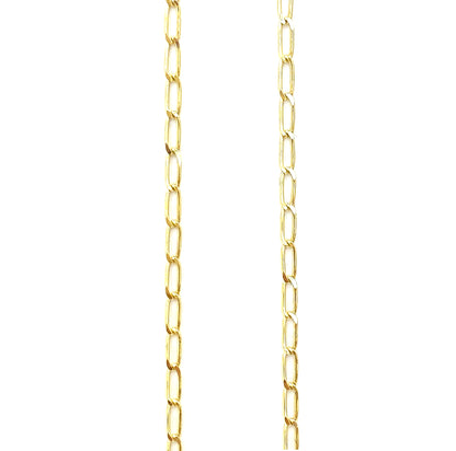 Cadena Semilla Amplia 40cm 14k