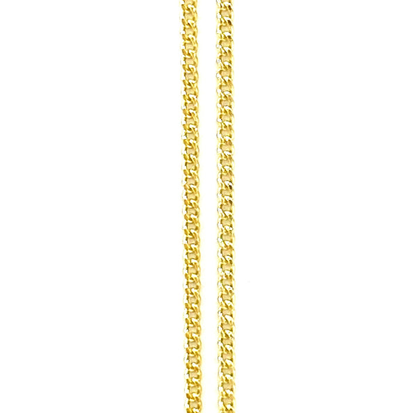 Cadena Barbada 45 cm 14k