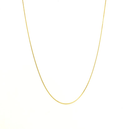 Cadena Barbada 40cm 14k