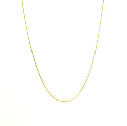 Cadena Barbada 40cm 14k