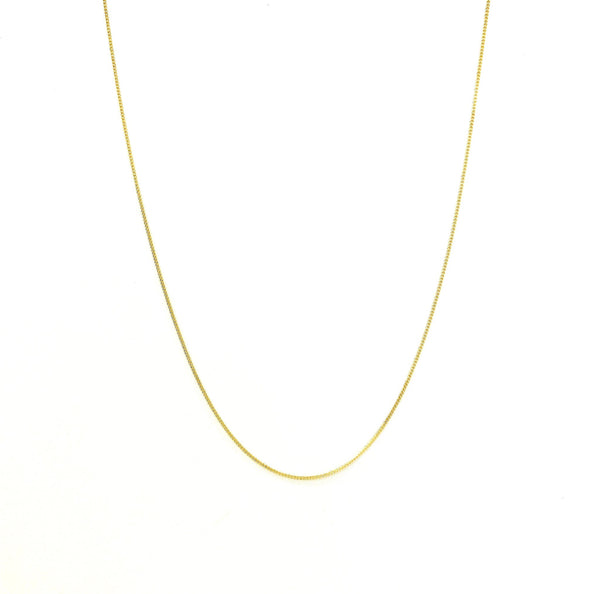 Cadena Barbada 45 cm 14k