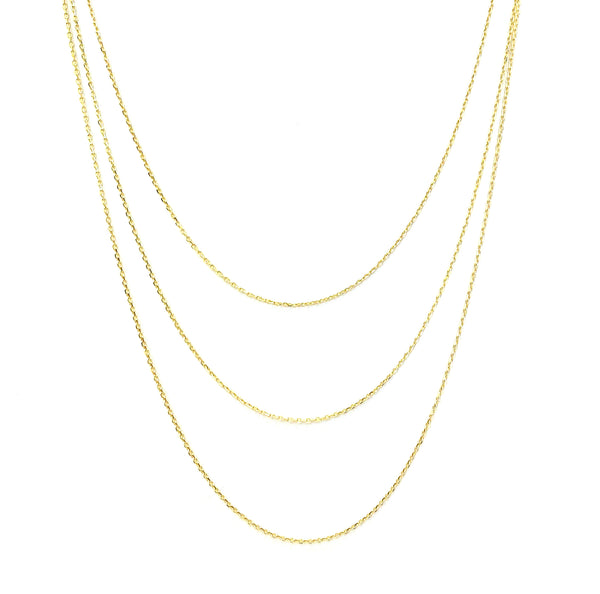 Cadena Ancla 40 cm 14k