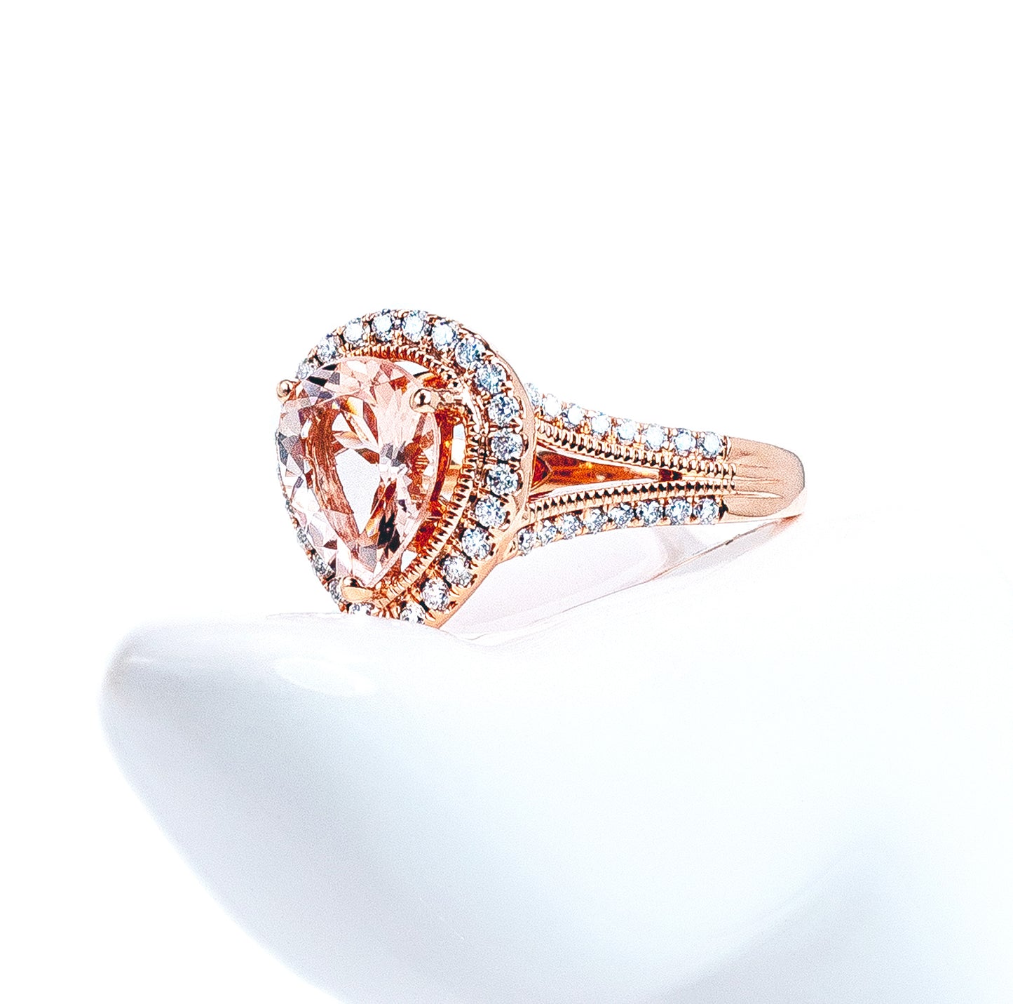 Anillo Morganita y Diamantes & Churumbela