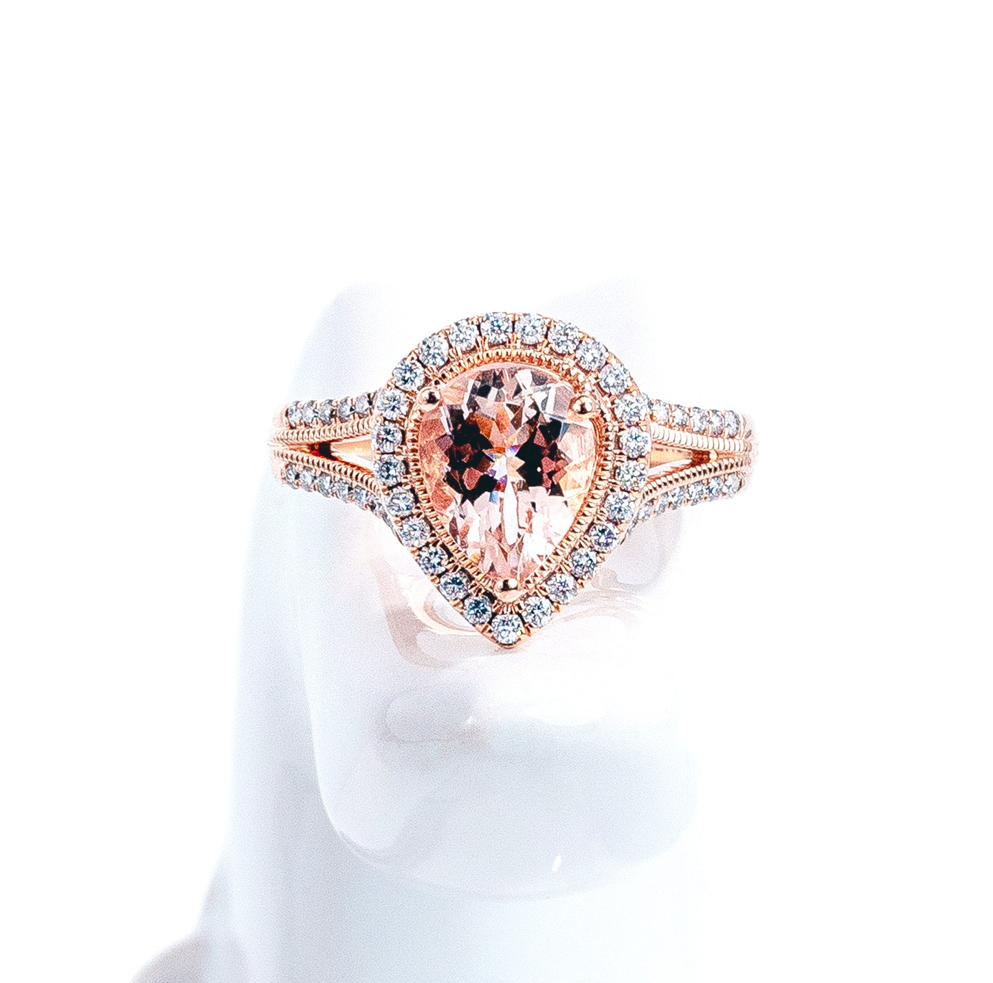 Anillo Morganita y Diamantes & Churumbela