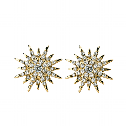 Aretes Estrella de Diamantes