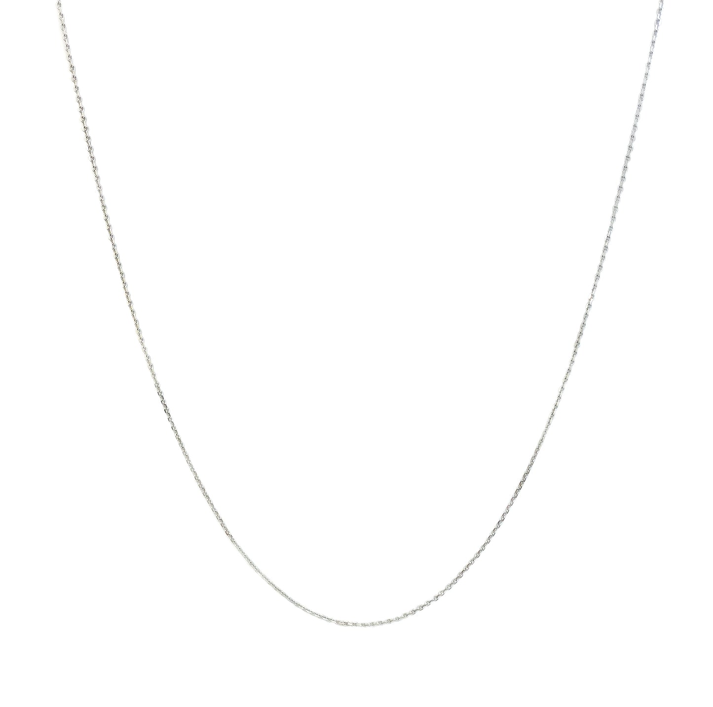 Cadena Ancla Delgada 40 cm 14k