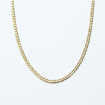 Cadena Cubana oro de 14k