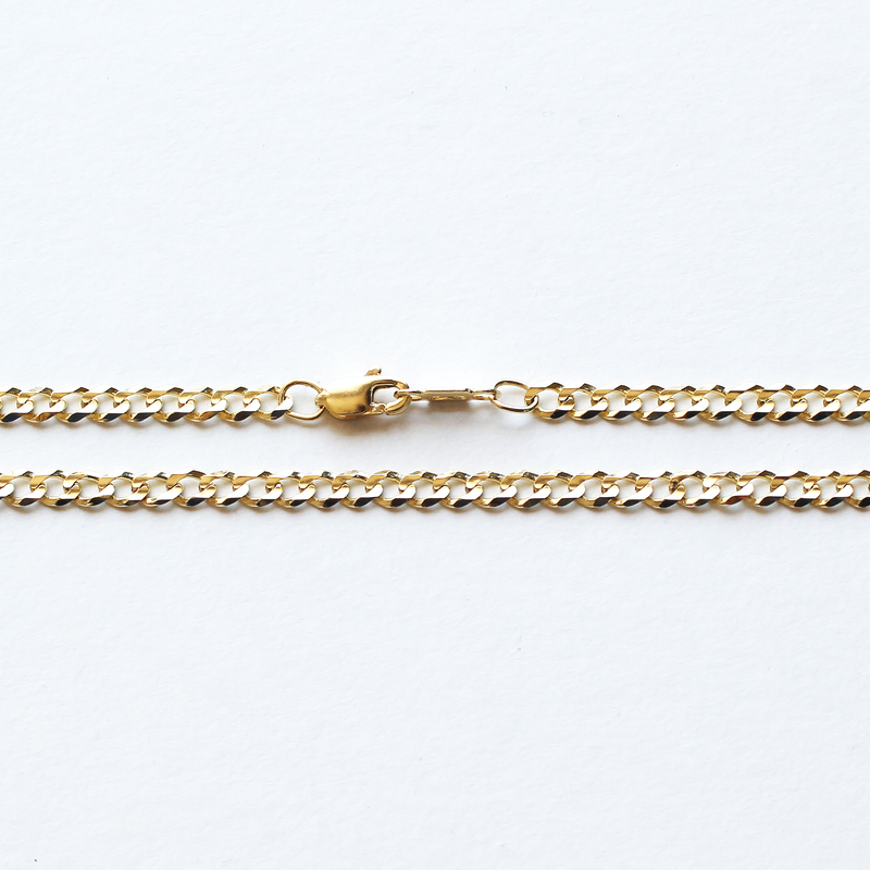 Cadena Cubana oro de 14k