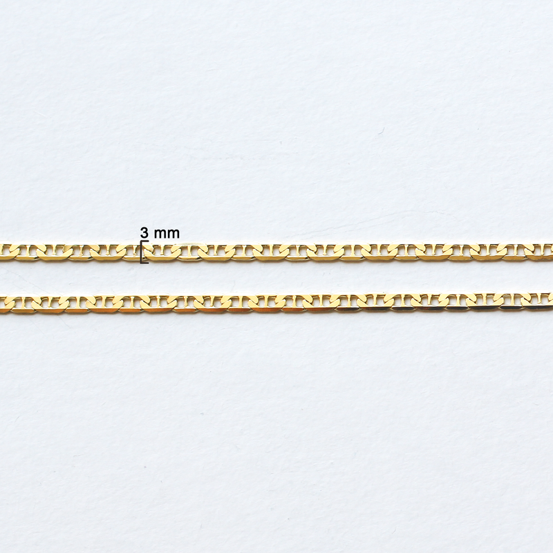 Cadena Gucy oro de 14k