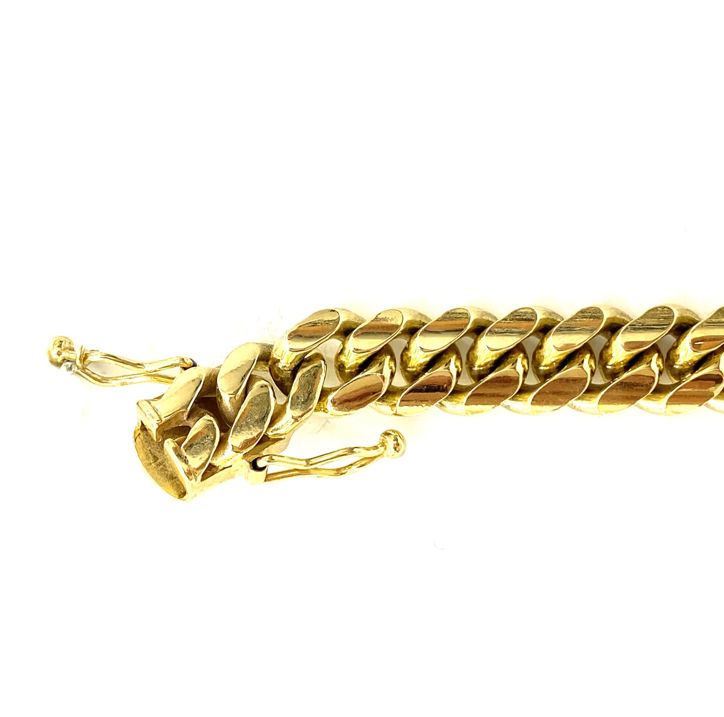 Esclava Barbada Cerrada 14k